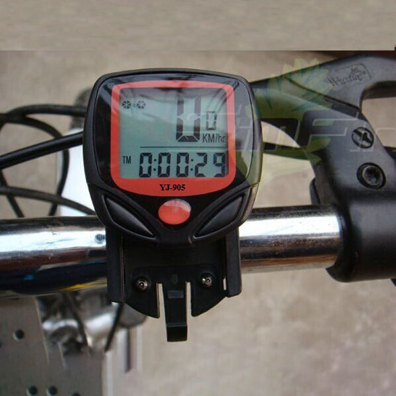 YOJA永佳905防水单车表,带里程测速骑行速度表,中英文自行车码表