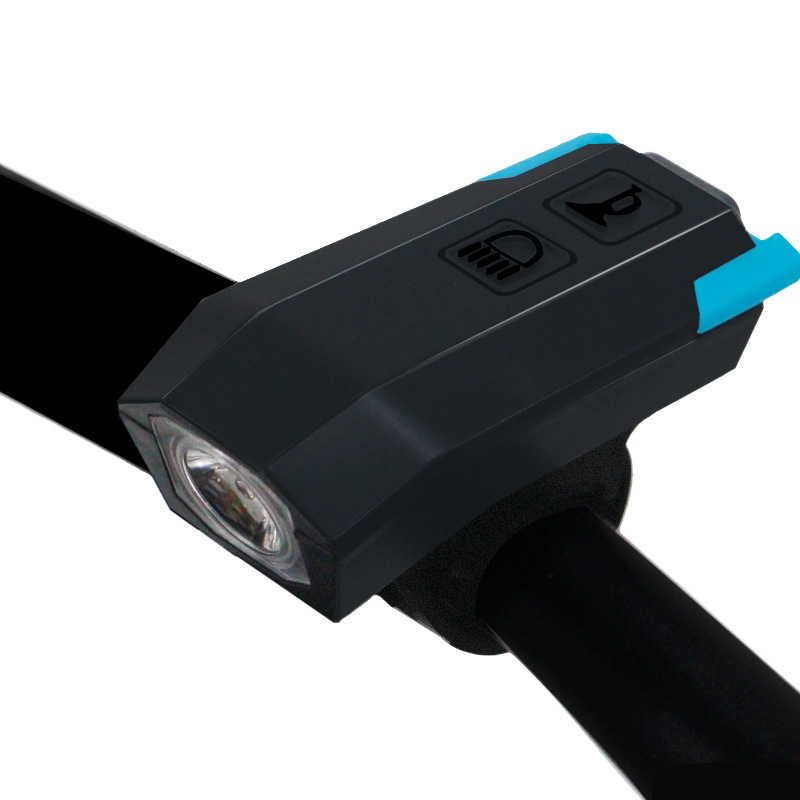 自行车前灯白底实物图