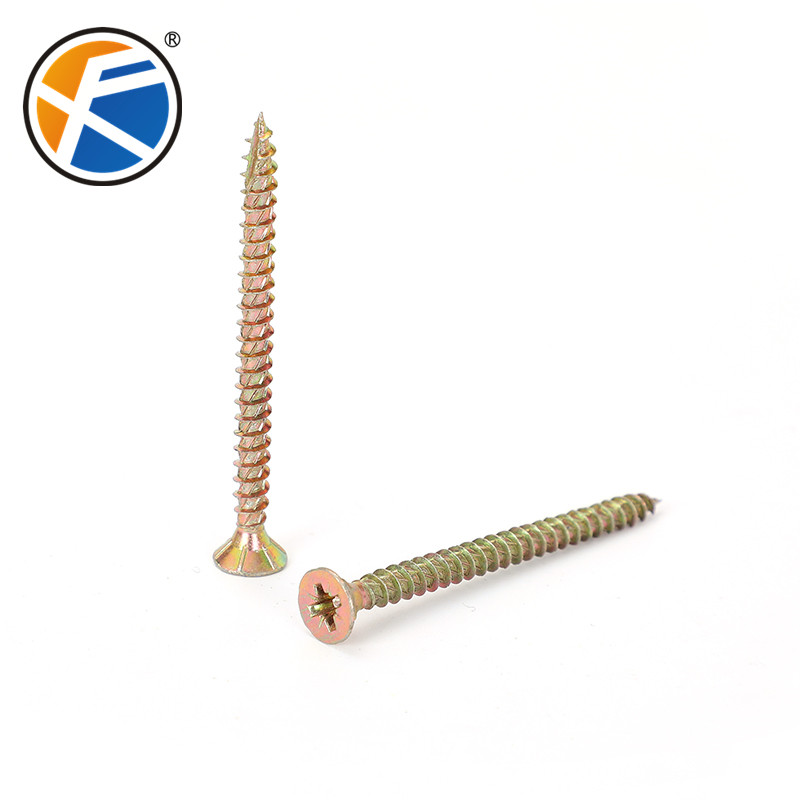 White chipboard screw 纤维板钉