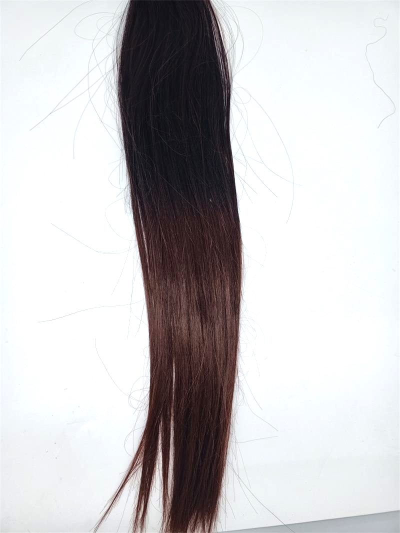Nueva peluca mujer cabello largo y recto línea de pesca cortina de pelo extensiones de cabello sin traza europa y Estados Unidos comercio exterior transfronterizo peluca fabricantes