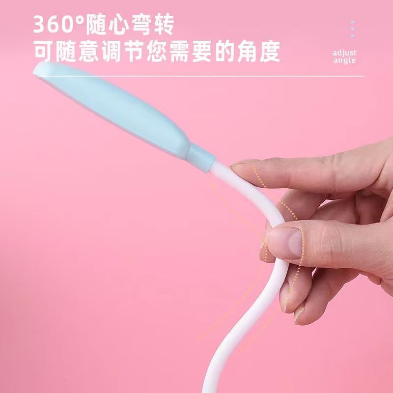 卡通猫爪笔筒台灯产品图