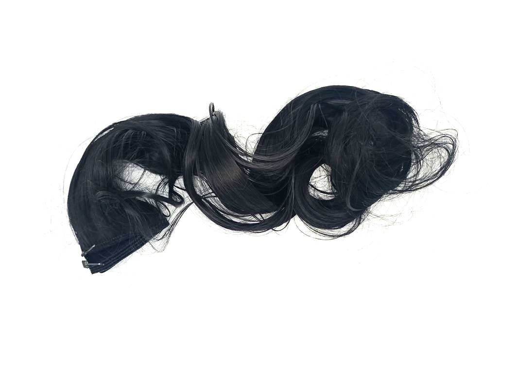 New fishline hair curtain, long curly hair, seamless hair extension, wig pieces, European and American export fashion wigs for women, in stock details Picture