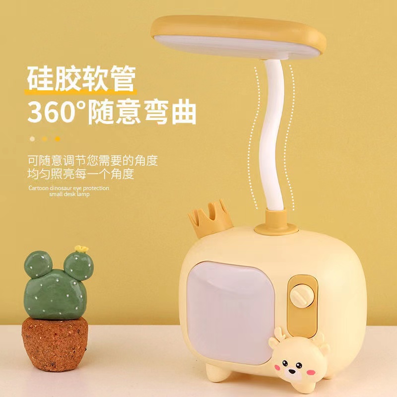Cute and adorable little desk lamp, girlish heart, eye-protecting LED student desk, study bedside, reading night light, bedroom Application Scenario