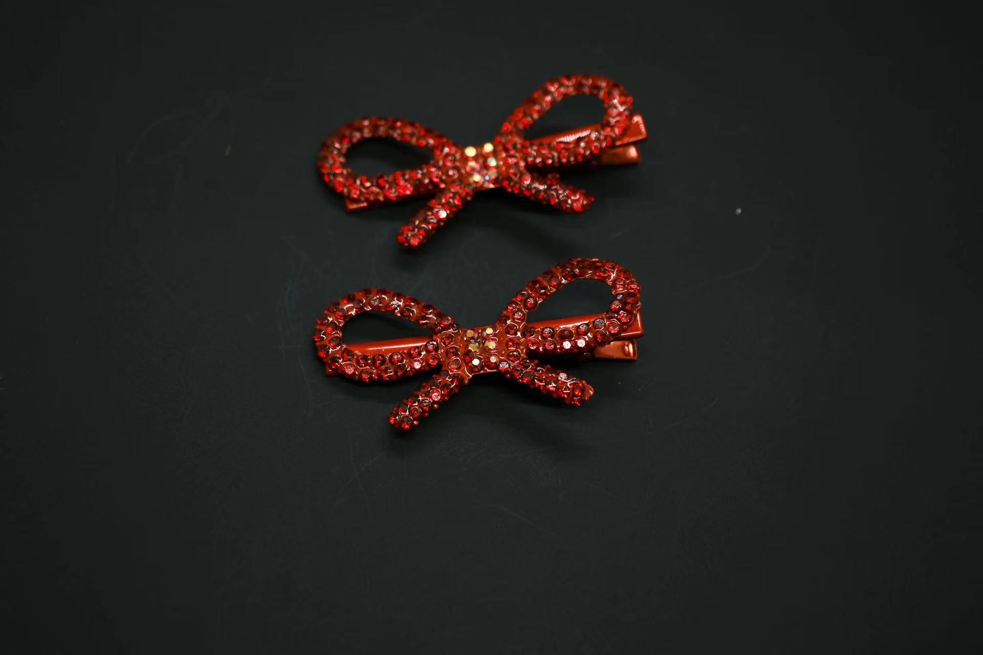 大红钻刘海夹产品图