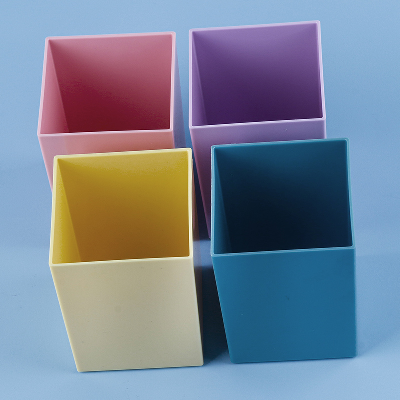 Desktop pen holder storage box, large capacity, creative, multi-functional desktop, makeup storage, student stationery, light set style Item Picture
