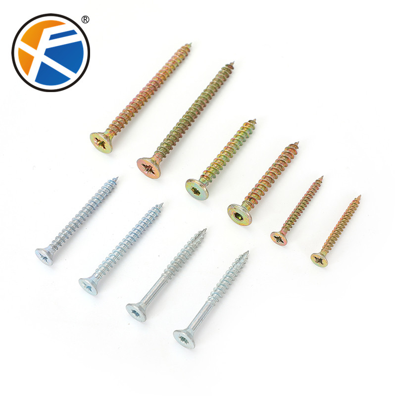 White chipboard screw 纤维板钉详情1