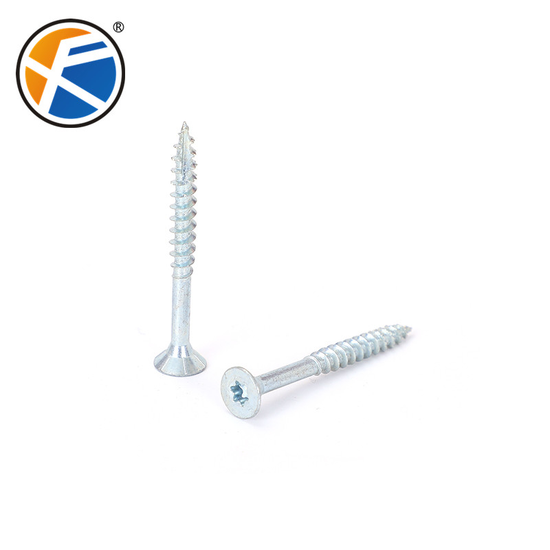White chipboard screw 纤维板钉详情3
