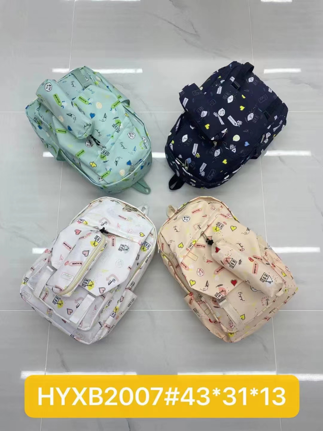 双肩包书包细节图
