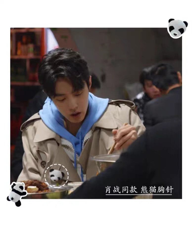 网红洗脸发箍黑白毛绒熊猫耳朵发卡外出化妆压发防滑头箍简约百搭详情图1