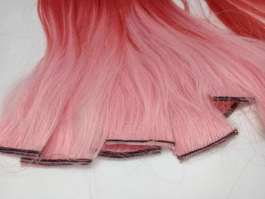 Nueva versión coreana extensiones de cabello extensiones de cabello de color extensiones de cabello no trenzadas pelo simulado extensiones de cabello de seda de alta temperatura Specification image