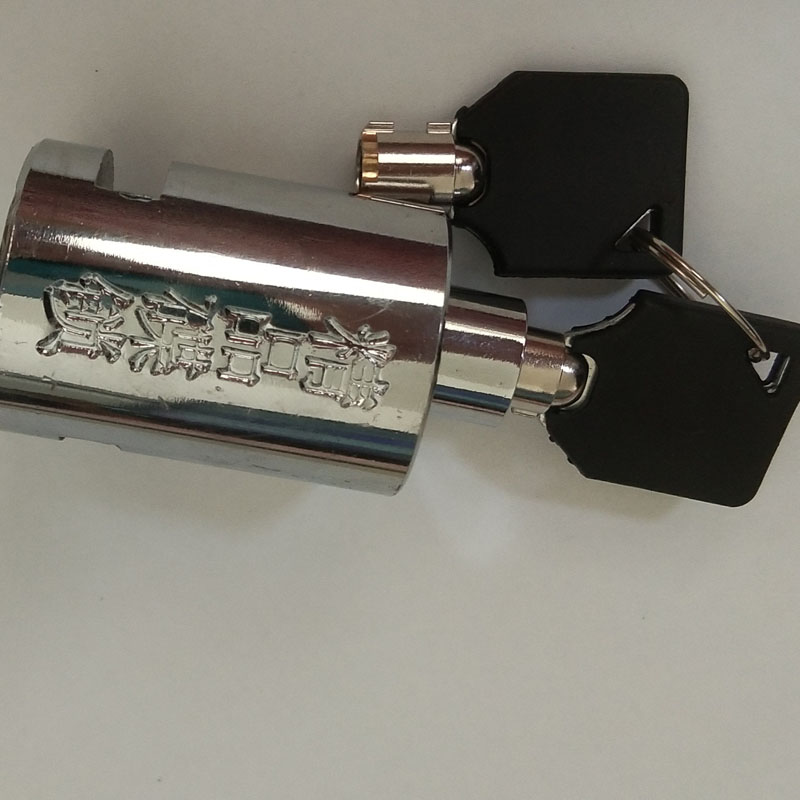 碟刹锁白底实物图
