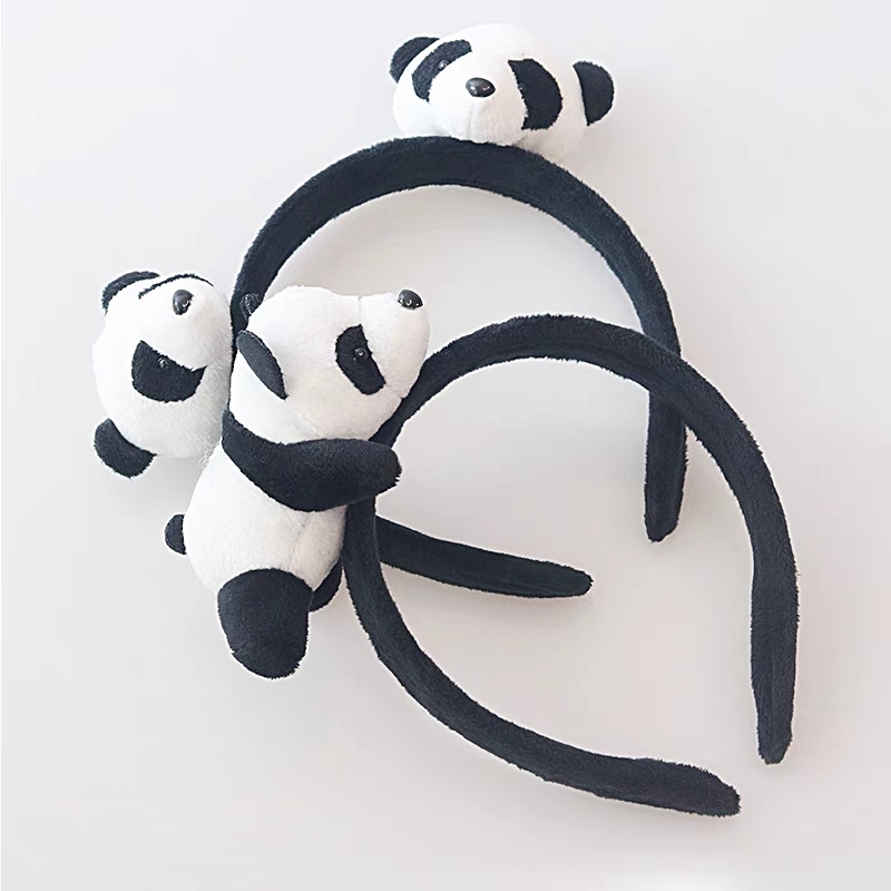 可爱发卡/熊猫发箍/洗脸发箍细节图