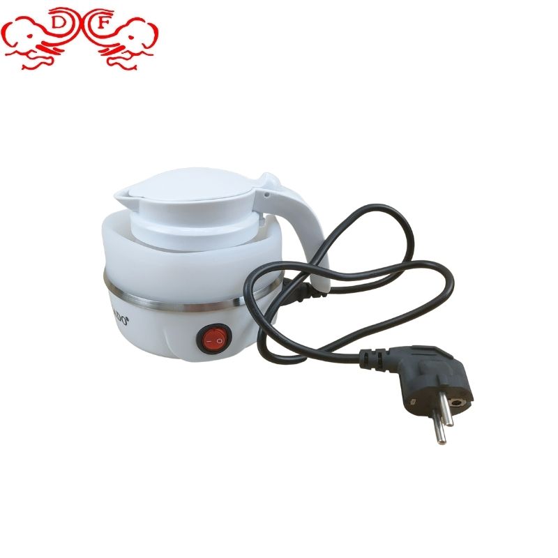 DF99186 Electric kettle, household insulated kettle, outdoor folding kettle, kettle, electric kettle, silicone kettle, boiling kettle, kitchen and hotel supplies, DF Trading House details Picture