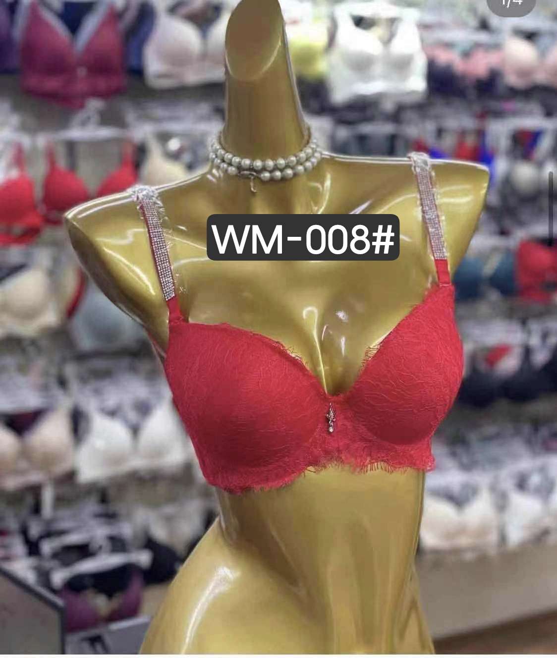 The 2024 new style of the gathering thick-cup bra with anti-sagging lace sexy mini bra double push up detail image 1