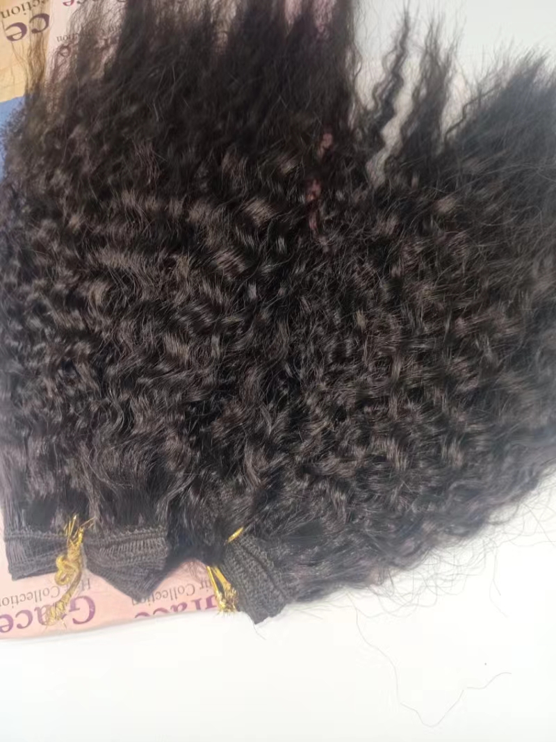 Amazon's new hair curtain synthetic fiber wavy wig is directly sold by the manufacturer Item Picture