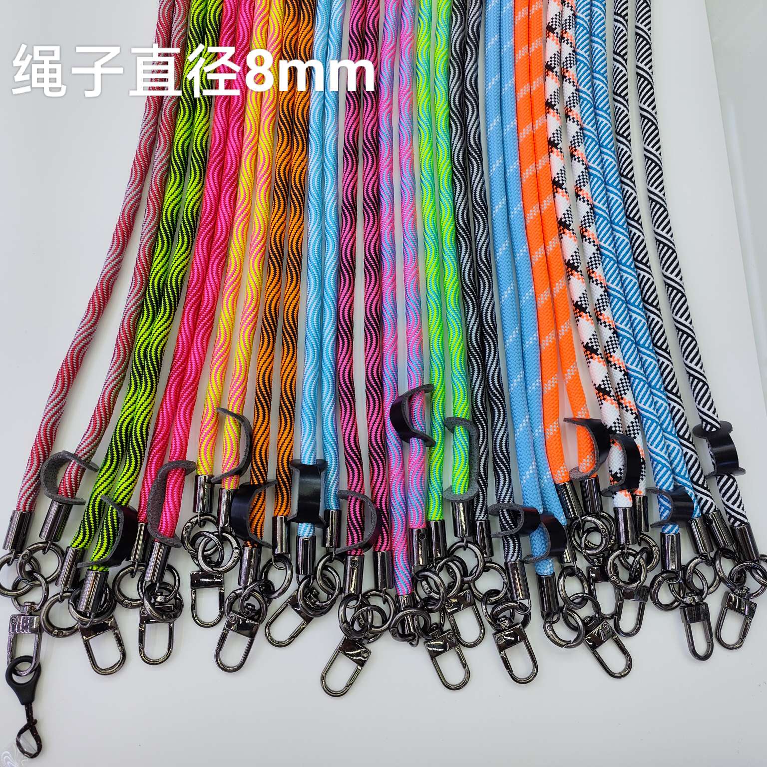8MM粗绳手机挂绳斜挎可背挂脖结实耐用高端相机背带绳防丢失挂绳