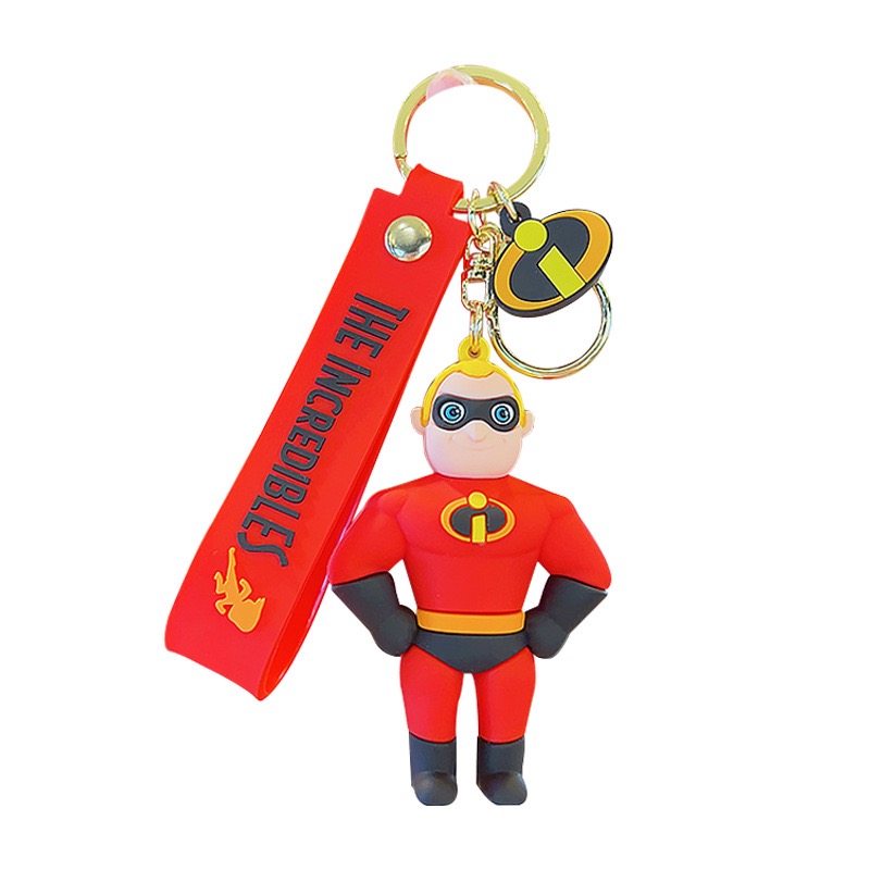动漫超人总动员钥匙扣挂件情侣礼品车载钥匙链圈详情图5
