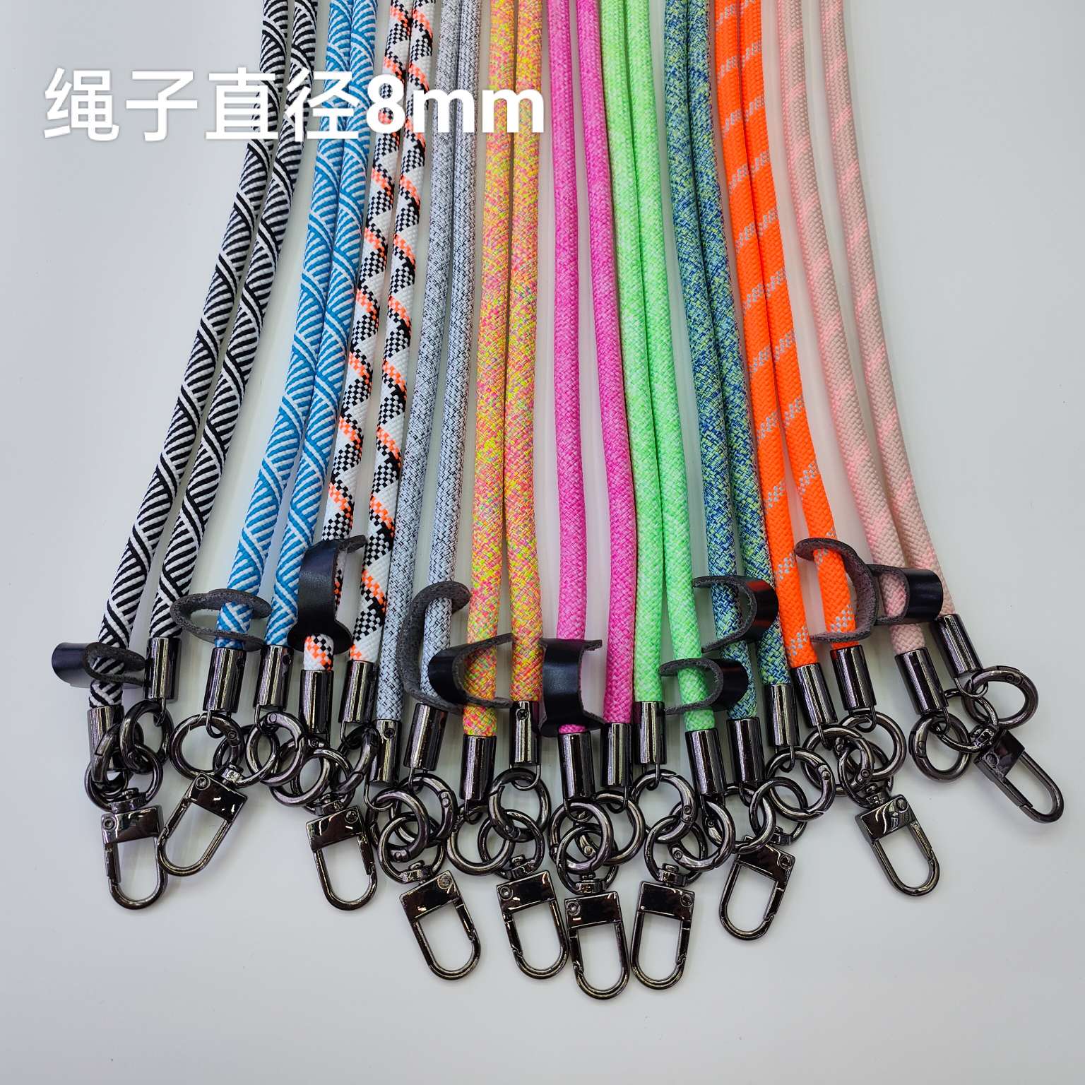 8MM粗绳手机挂绳斜挎可背挂脖结实耐用高端相机背带绳防丢失挂绳细节图