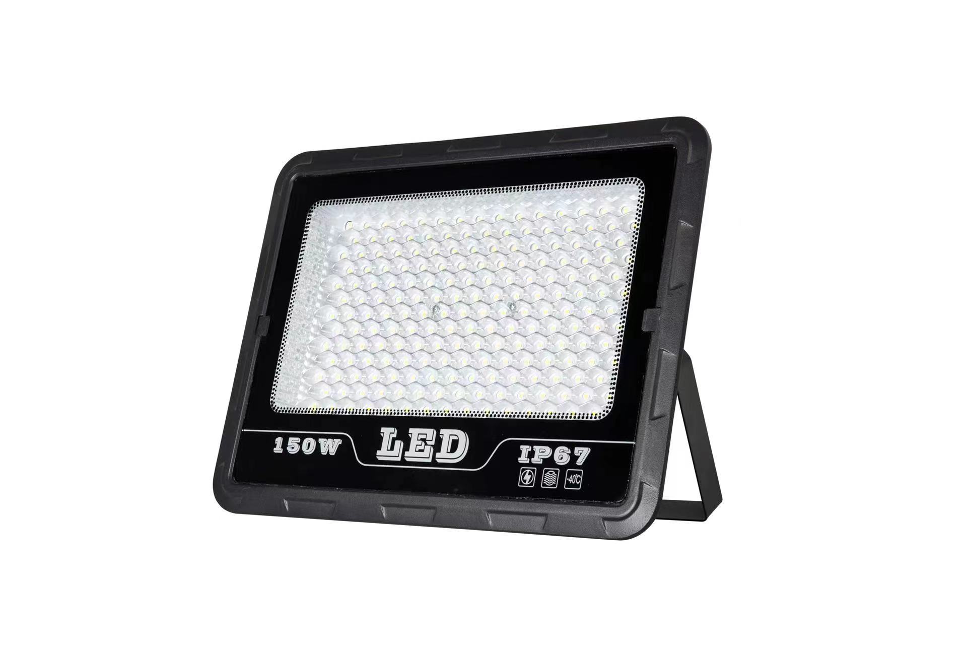 投光灯新款足瓦灌胶防水驱动星钻款户外投光灯质保2年外贸爆款高压220V50W100W300W 销高亮出口外贸爆款200W