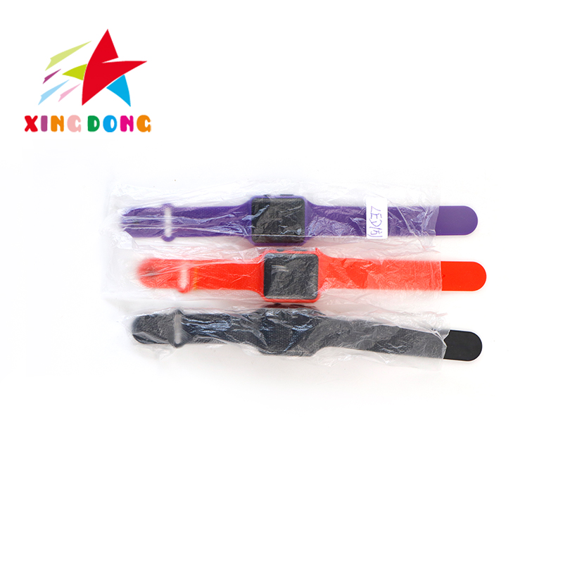 Children's toy electronic square watch, chronograph, seven-color strap, electronic watch, second-generation wristband Application Scenario