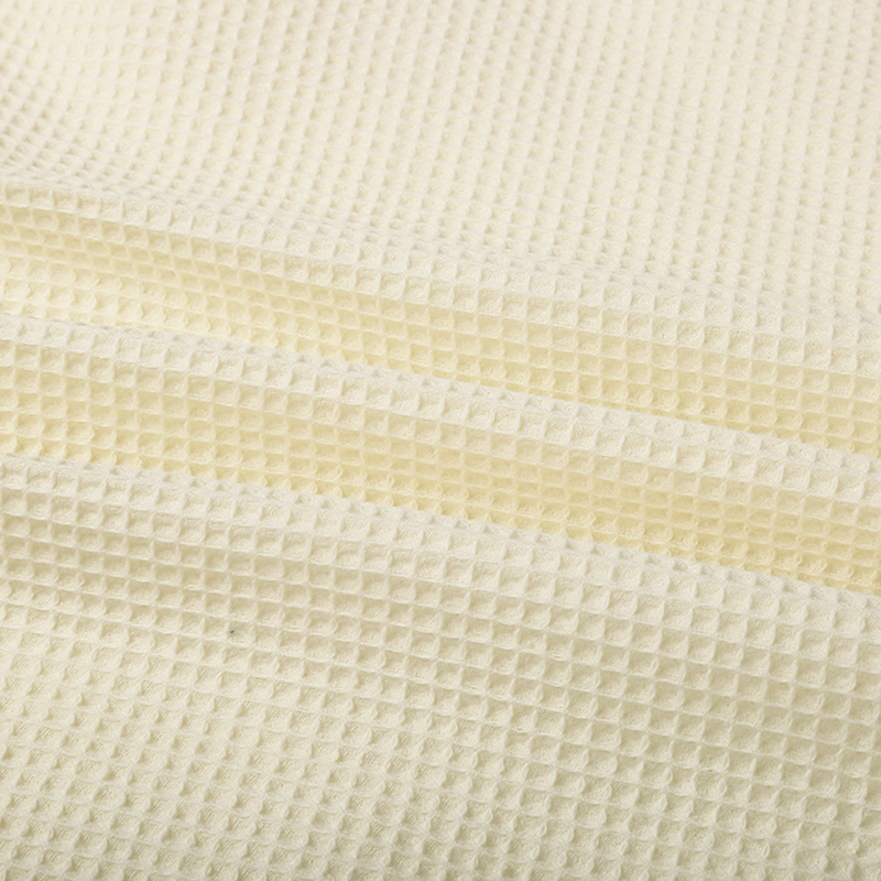 Polyester waffle check honeycomb fabric, cross check, pineapple check fabric, checkered and small square fabric for sweatshirts and home textiles Item Picture