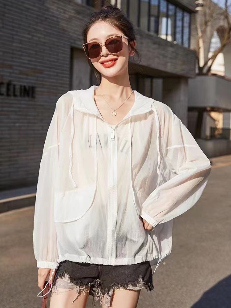 Advanced Sense Of Sun-Protective Clothing Female Summer 2023 New All-Fit Loose Breathable Anti-Ultraviolet Thin Sunscreen Coat full figure