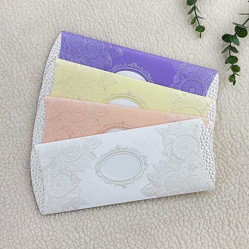 Customized new high-end European-style patterned embossed pearlescent elegant wedding invitations, banquet invitations, birthday cards and business invitations for foreign trade. Customized wholesale details Picture