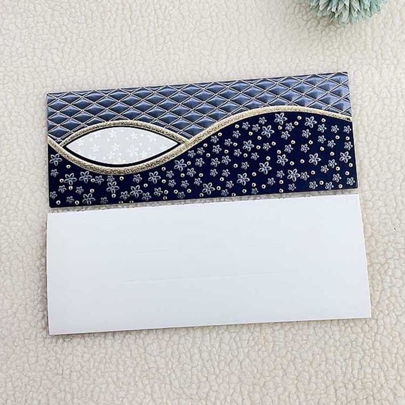 Customized wholesale of high-end European-style new products with elegant gilded edges and pearlescent flowers, wedding invitations, banquet invitations, birthday cards and business invitations for foreign trade details Picture