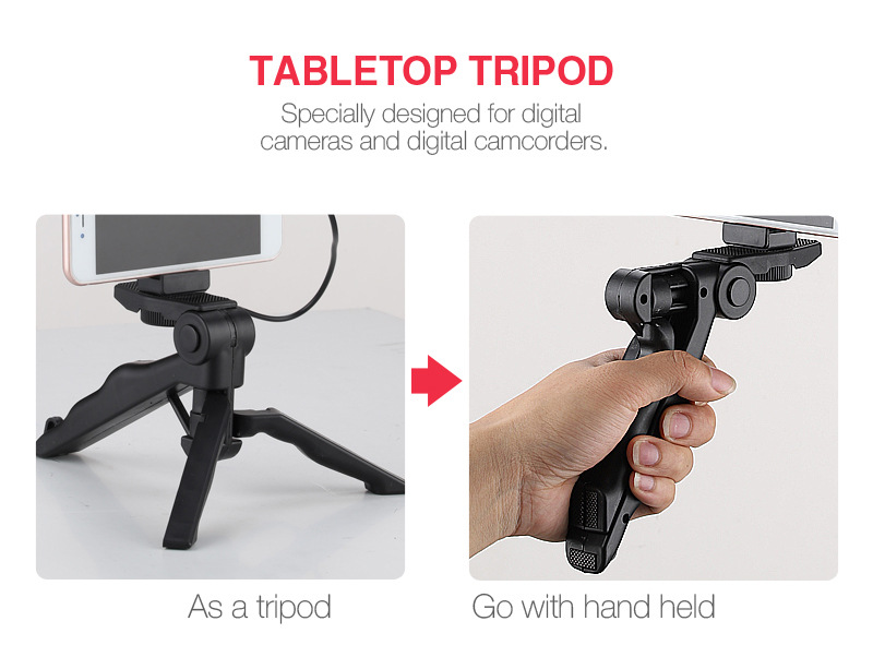 便携三脚架直播套装 补光灯麦克风支架LED电池款 直播摄影方形会议灯口袋补光灯 手持摄影灯 桌面无线直播灯手机补光灯详情图14