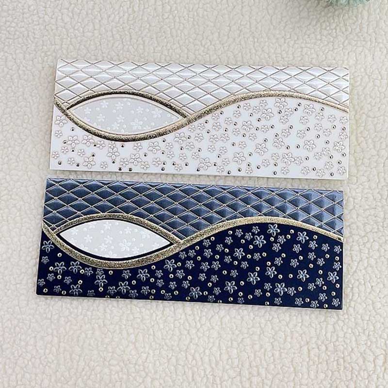Customized wholesale of high-end European-style new products with elegant gilded edges and pearlescent flowers, wedding invitations, banquet invitations, birthday cards and business invitations for foreign trade