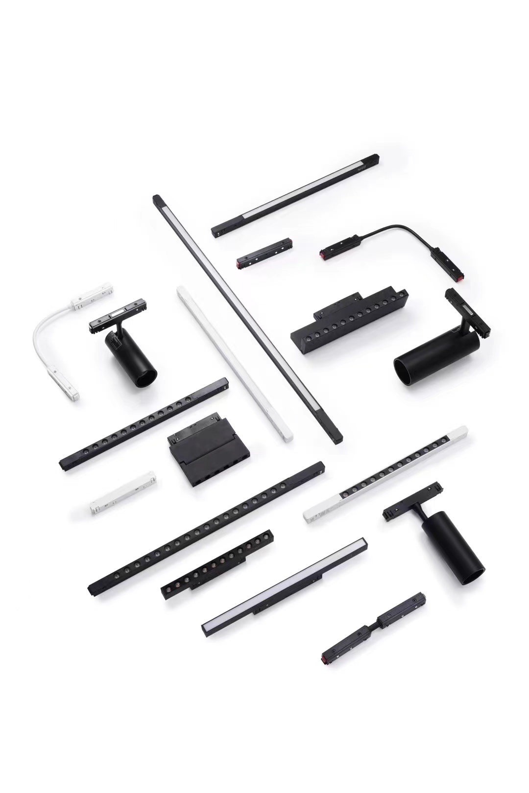 LED magnetic track light, grille light, floodlight, spotlight, spotlight, strip light details Picture