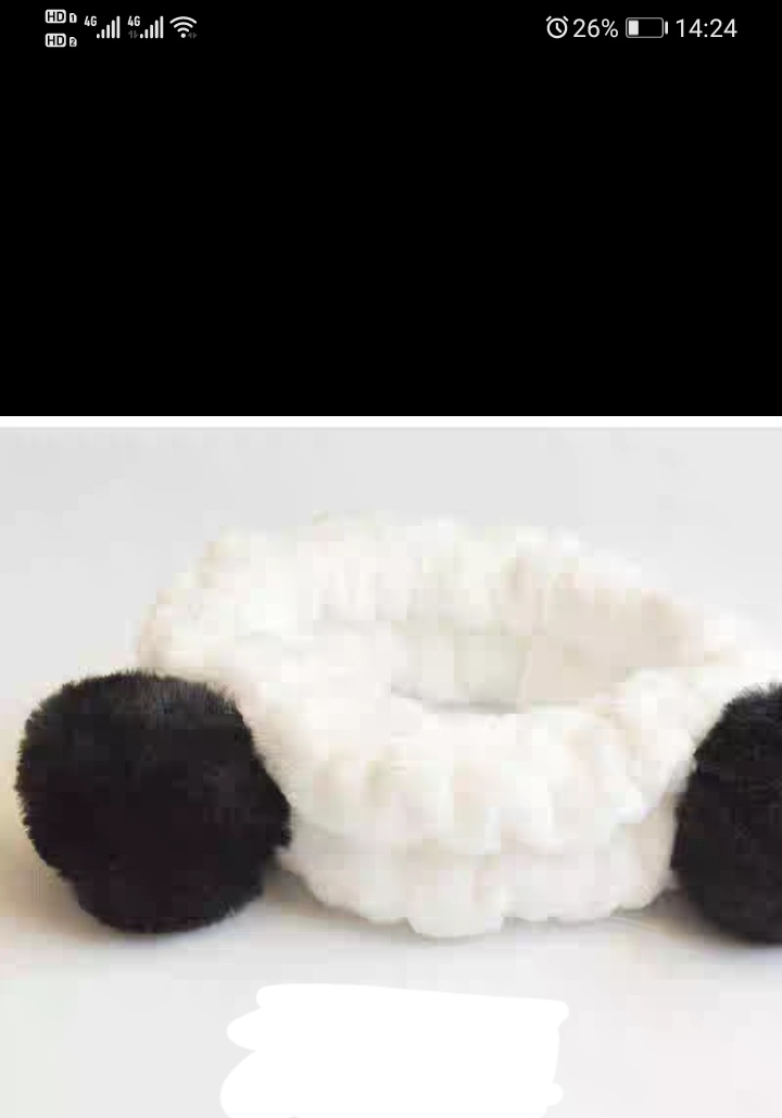 Rabbit Hair Big Hair Ball Face Wash Hair Band Seven Colors undefined