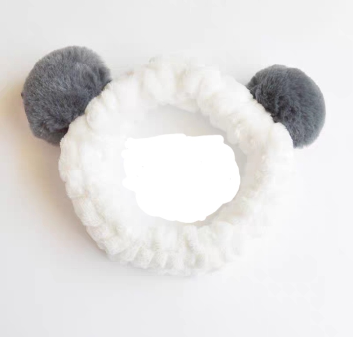 Rabbit Hair Big Hair Ball Face Wash Hair Band Seven Colors full figure