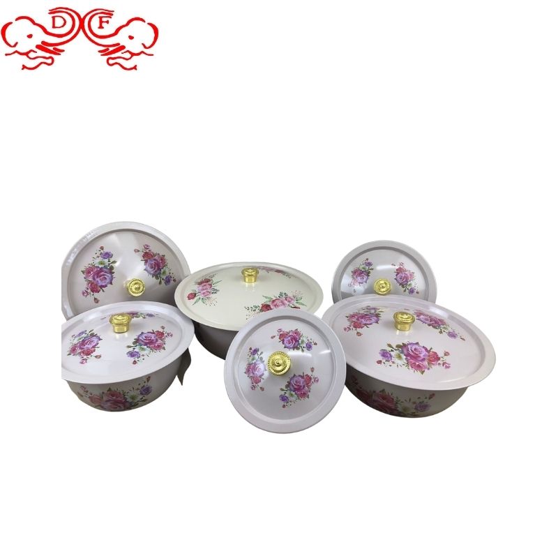 DF99866 وعاء غسل اليدين الملون بالألوان المغطاة بغطاء متعدد الأغطية مع وعاء سلطة حوض التوابل details Picture