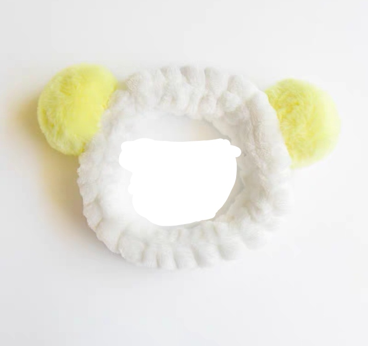 Rabbit Hair Big Hair Ball Face Wash Hair Band Seven Colors undefined