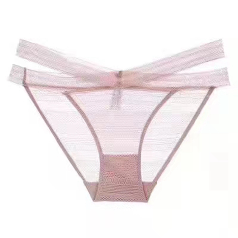 The Mystery of the Magic Box Women's Lace Transparent Thin Comfortable side-strap triangle pants Item Picture