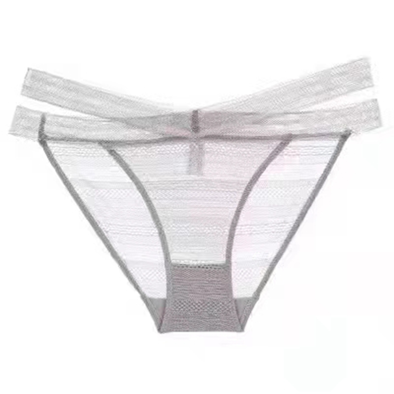 The Mystery of the Magic Box Women's Lace Transparent Thin Comfortable side-strap triangle pants Specification image