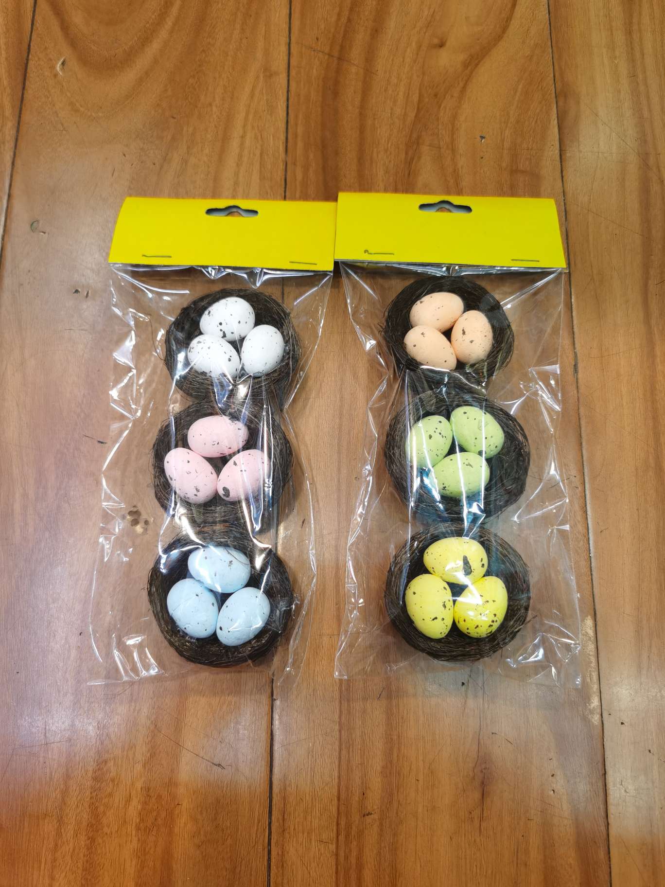 The factory supplies Easter products, including Easter chicks, Easter eggs and Easter baskets