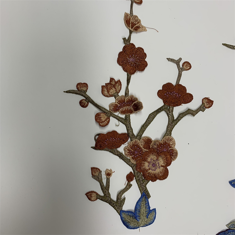 Chinese-style floral embroidery large cheongsam and Hanfu embroidered stickers decorative clothing accessories details Picture