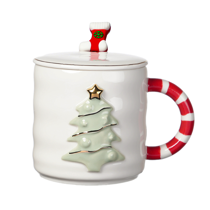 圣诞陶瓷杯/圣诞杯/个性圣诞杯产品图