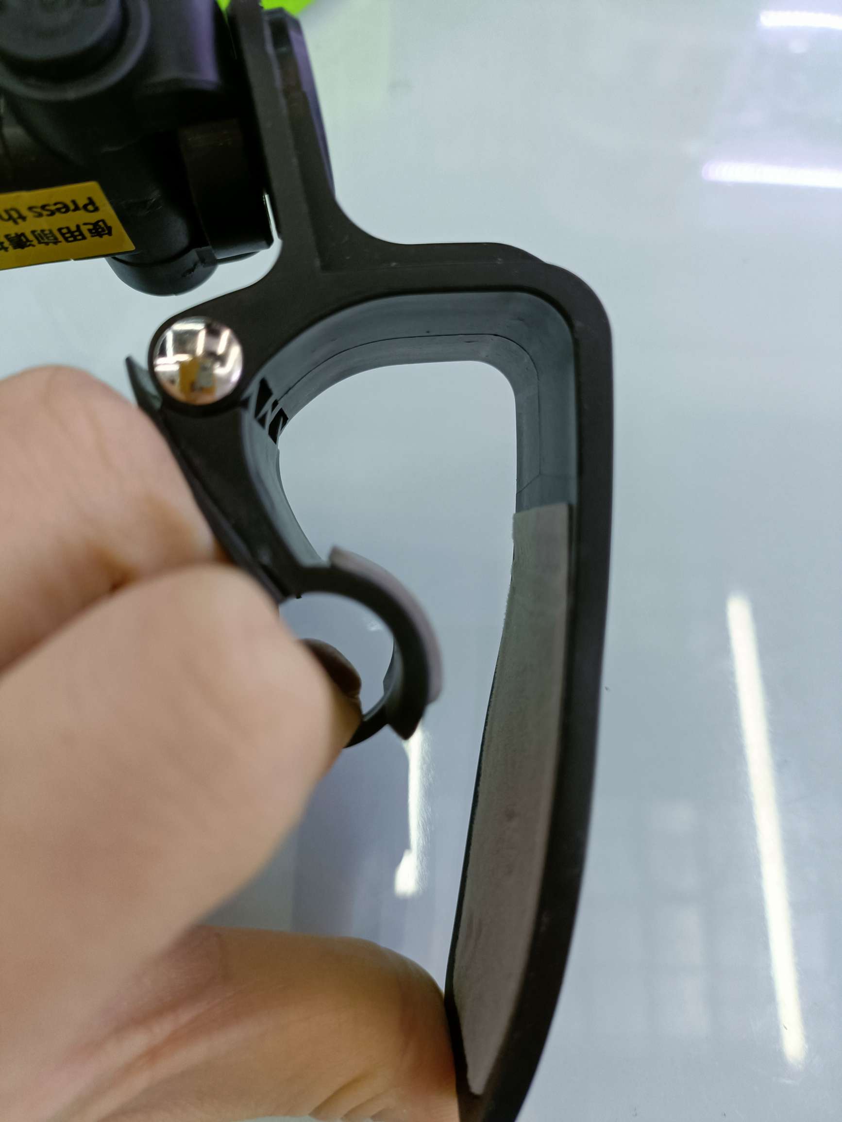 车载遮阳板手机支架 遮阳板支架 按扣弯折详情图5