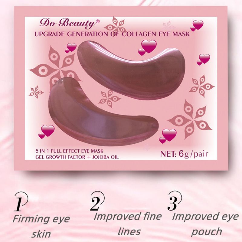 All-english collagen crystal eye mask DO BEAUTY improves eye wrinkles and eye bags, VC moisturizes cross-border trade Application Scenario