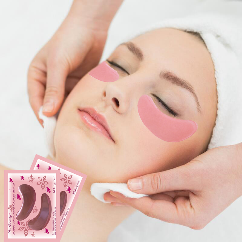 All-english collagen crystal eye mask DO BEAUTY improves eye wrinkles and eye bags, VC moisturizes cross-border trade details Picture