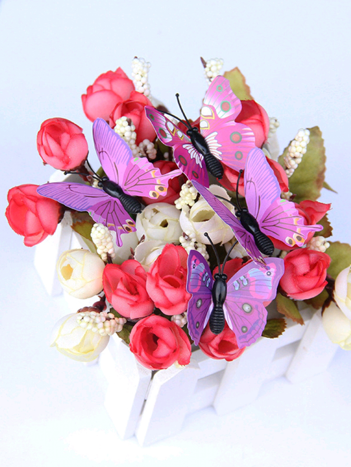  4CM单层蝴蝶冰箱贴创意家居背景装饰工艺品装饰品