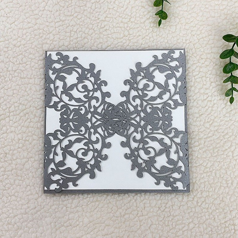 Factory direct sales and wholesale of custom-made fresh and simple leaf laser-hollowed-out fly-shaped hemp ropes, wedding invitations, business invitations, birthday invitations, banquet greeting cards, etc Application Scenario