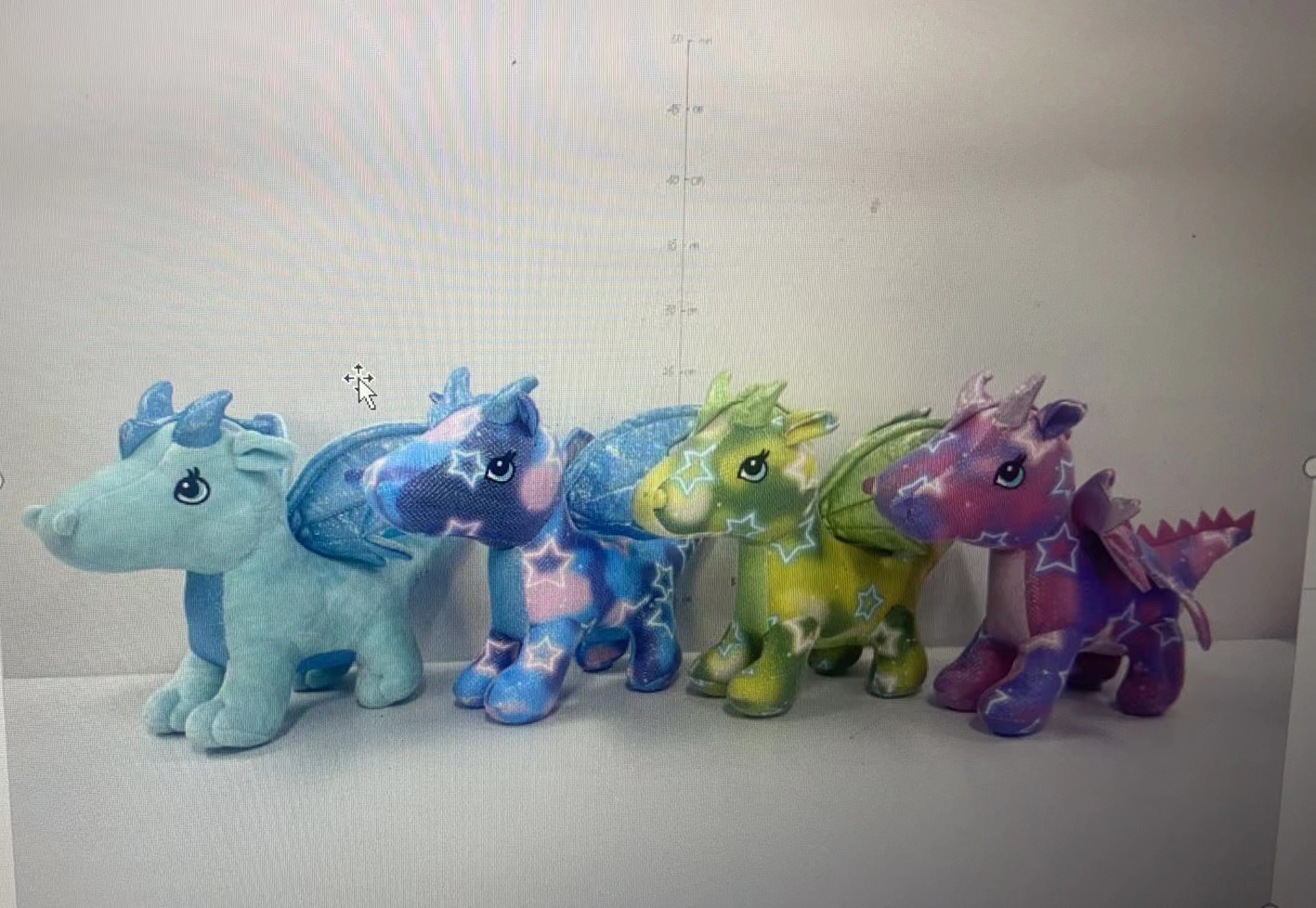 Simulated little flying dragon plush toy for boys, cute dinosaur doll, children's birthday gift for girls