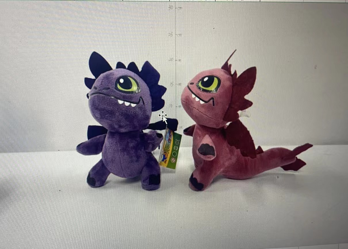 Cute plush toys, big teeth, dragon taming dolls, and event gifts are scattered for the wedding