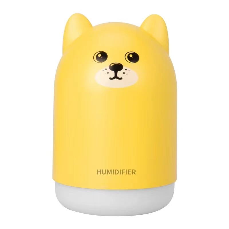 萌狗加湿器白底实物图