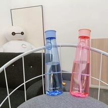 高颜值塑料杯子 小蛮腰水杯便携水瓶夏季便携户外运动杯