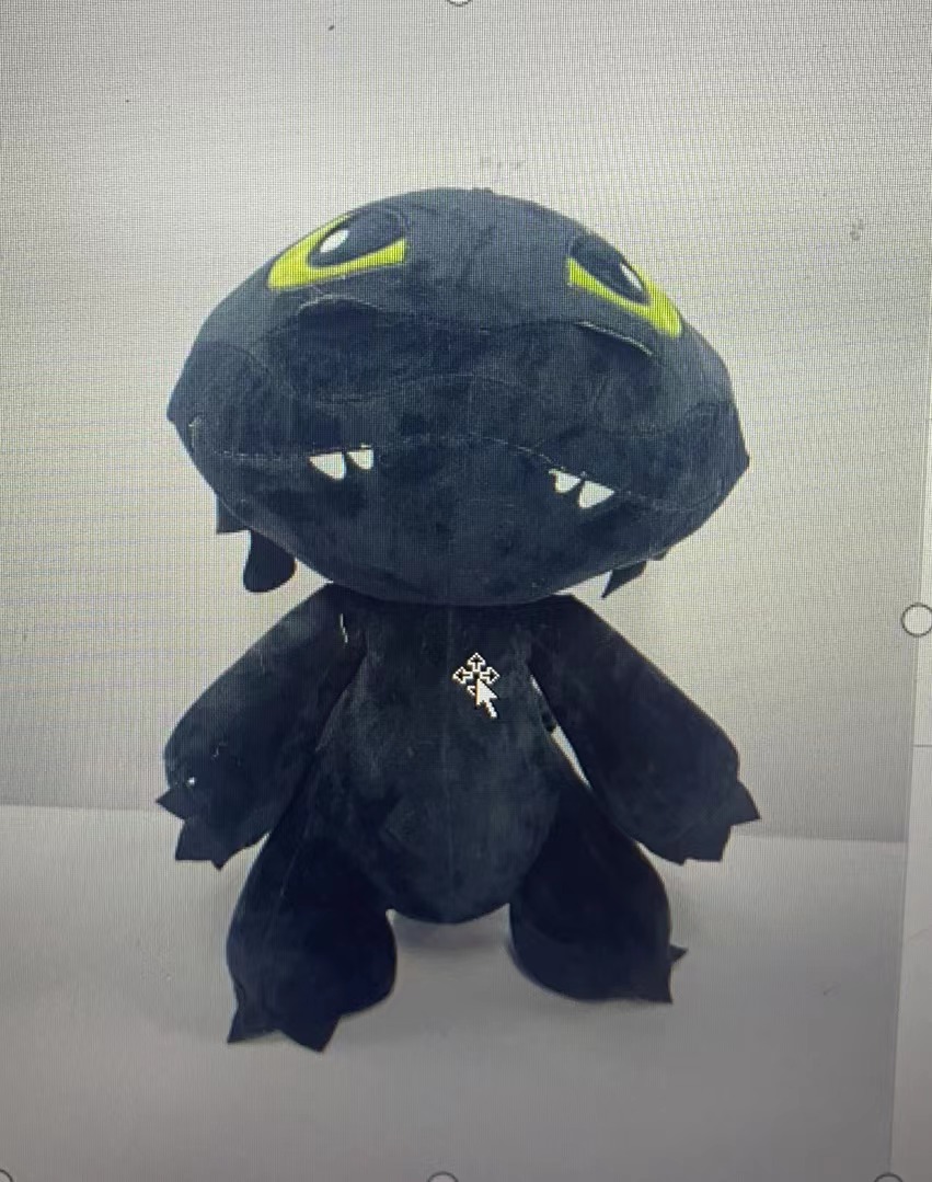 How to Train Your Dragon 3 Toothless Doll Plush Toy Doll Doll Night Demon Toothless Doll Pillow Light Demon 3